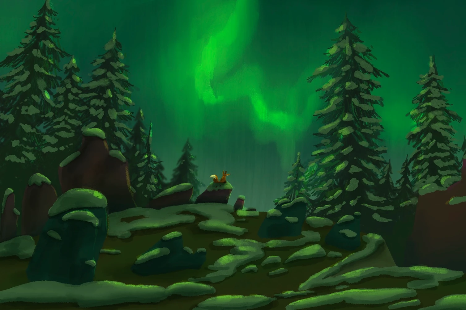 Aurora Forest